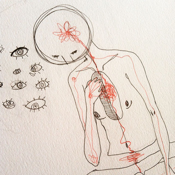 Young Artist Creates Insightful Illustrations Based On Her Life Young Artist Creates Insightful Illustrations Based On Her Life