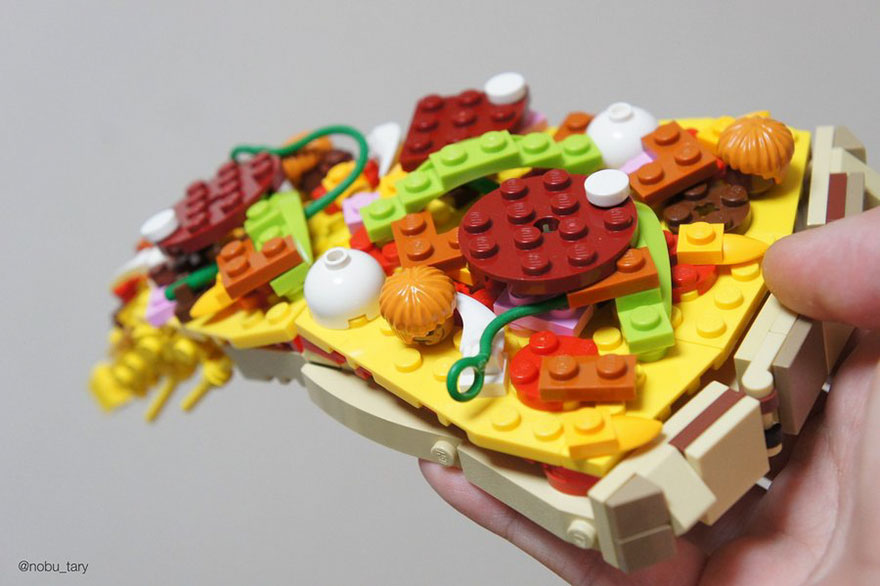 Delicious Lego Art by Japanese Artist Delicious Lego Art by Japanese Artist