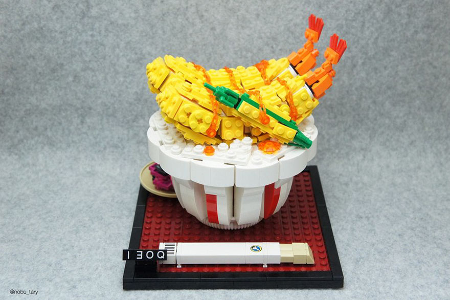 Delicious Lego Art by Japanese Artist Delicious Lego Art by Japanese Artist