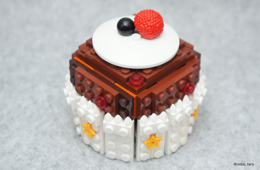 Delicious Lego Art by Japanese Artist Delicious Lego Art by Japanese Artist
