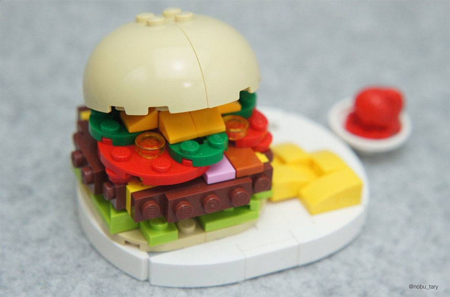 Delicious Lego Art by Japanese Artist Delicious Lego Art by Japanese Artist
