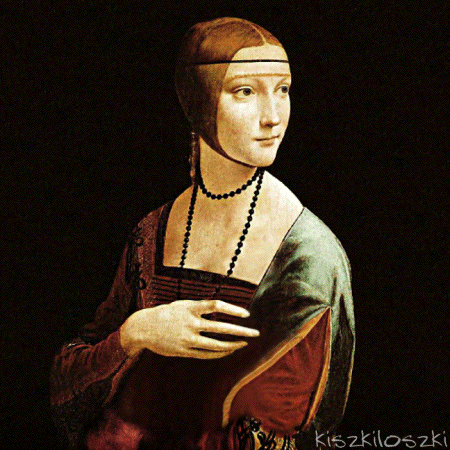 Polish Artist Turns Famous Classic Paintings Into Hilarious GIFs (67 Pics)
