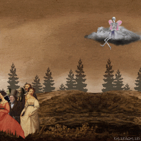 Polish Artist Turns Famous Classic Paintings Into Hilarious GIFs (67 Pics)