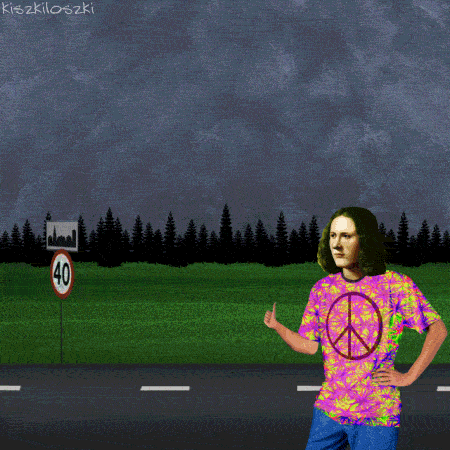 Polish Artist Turns Famous Classic Paintings Into Hilarious GIFs (67 Pics)