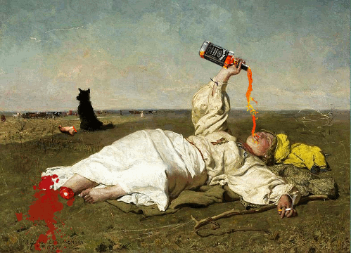 Polish Artist Turns Famous Classic Paintings Into Hilarious GIFs (67 Pics)