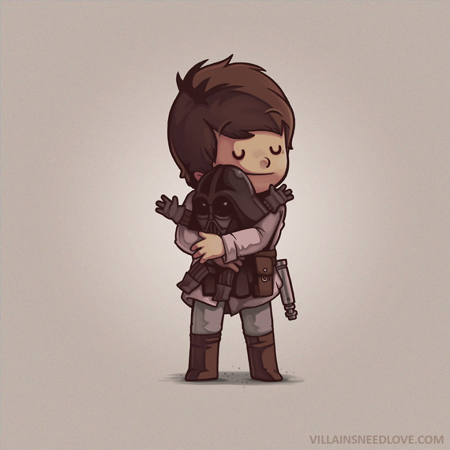 Villains Need Love Too, That&#8217;s Why I Spent Months Drawing Them Cuddle