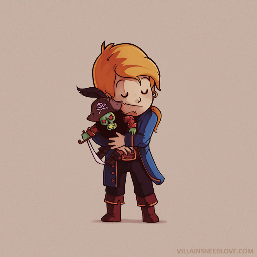 Villains Need Love Too, That&#8217;s Why I Spent Months Drawing Them Cuddle