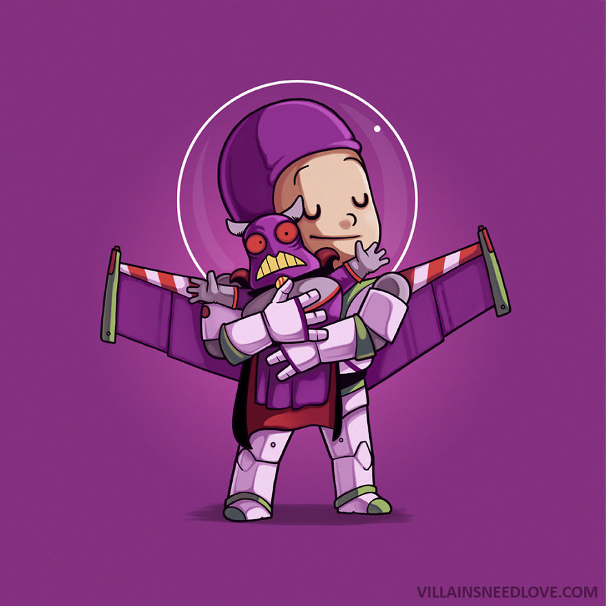 Villains Need Love Too, That&#8217;s Why I Spent Months Drawing Them Cuddle