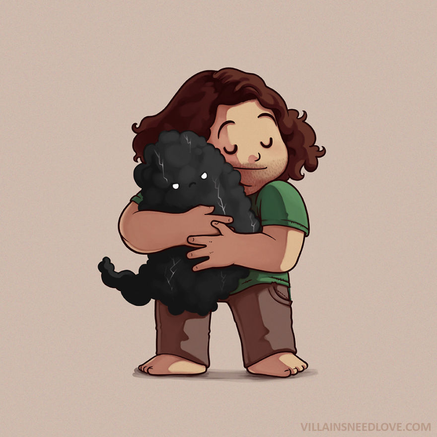 Villains Need Love Too, That&#8217;s Why I Spent Months Drawing Them Cuddle