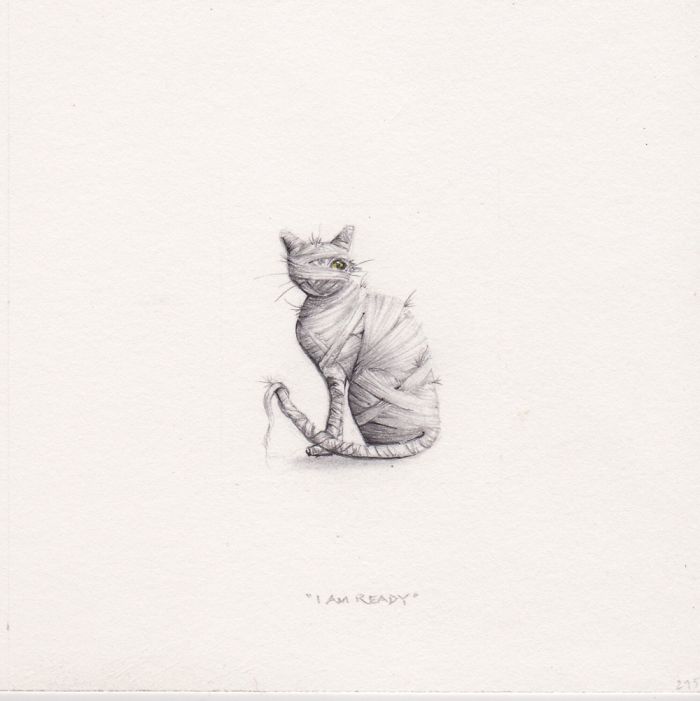 Halloween-Themed Miniatures That I’ve Been Drawing All October Halloween-Themed Miniatures That I’ve Been Drawing All October