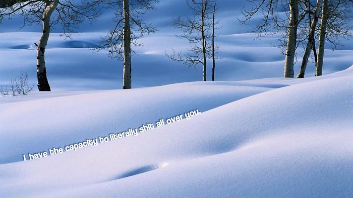 Someone Is Hiding Filthy Texts In Beautiful Wallpapers And It’s The Meanest Office Prank Ever (Warning: Strong Language) Someone Is Hiding Filthy Texts In Beautiful Wallpapers And It’s The Meanest Office Prank Ever (Warning: Strong Language)