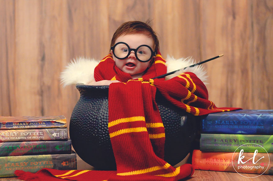 3-Month-Old Baby Has A ‘Harry Potter’ Photoshoot And It Couldn’t Get Any Cuter 3-Month-Old Baby Has A ‘Harry Potter’ Photoshoot And It Couldn’t Get Any Cuter