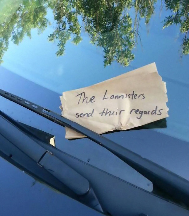 Anonymous Vigilante Is Fighting Asshole Drivers With This Genius Parking Note Anonymous Vigilante Is Fighting Asshole Drivers With This Genius Parking Note