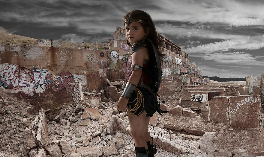 Photographer Dad Spends $1,500 To Turn His 3-Year-Old Daughter Into Wonder Woman