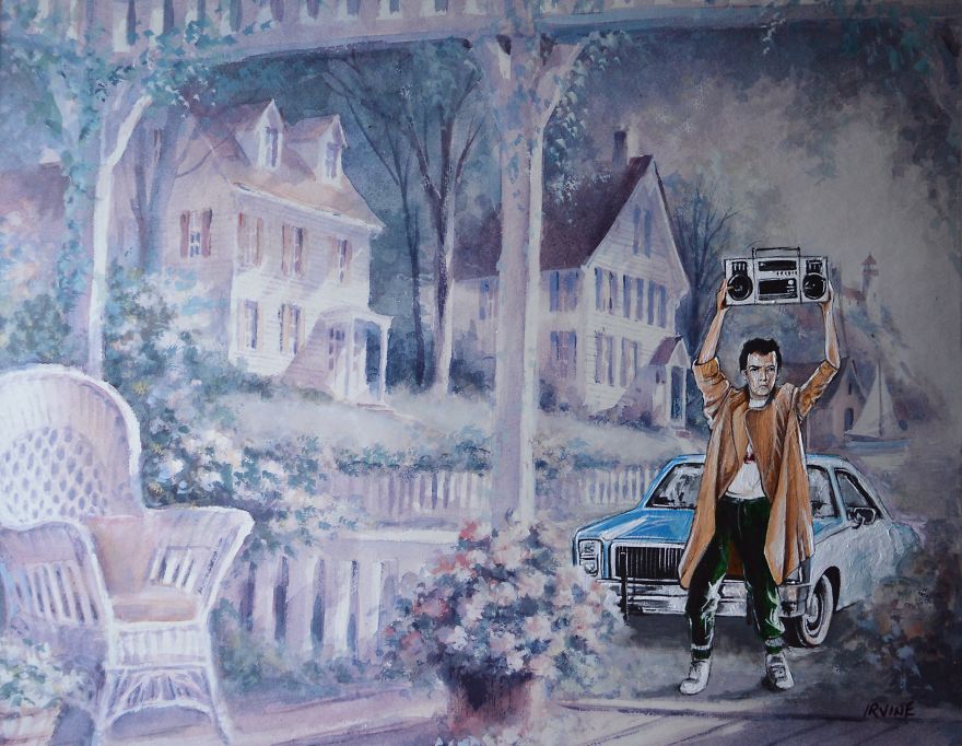 I Add Pop-Culture Characters Into Old Thrift-Store Paintings I Add Pop-Culture Characters Into Old Thrift-Store Paintings