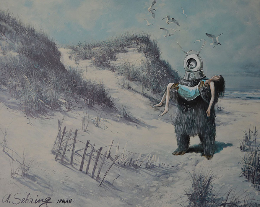 I Add Pop-Culture Characters Into Old Thrift-Store Paintings I Add Pop-Culture Characters Into Old Thrift-Store Paintings