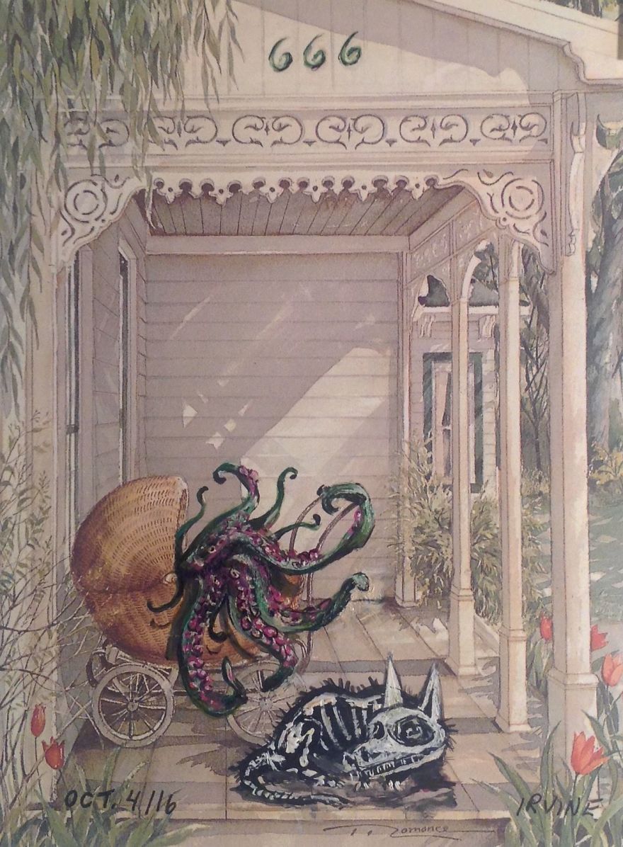 I Add Pop-Culture Characters Into Old Thrift-Store Paintings I Add Pop-Culture Characters Into Old Thrift-Store Paintings