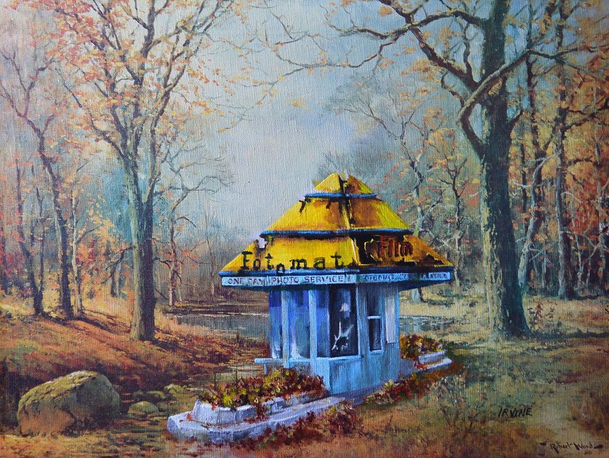 I Add Pop-Culture Characters Into Old Thrift-Store Paintings I Add Pop-Culture Characters Into Old Thrift-Store Paintings