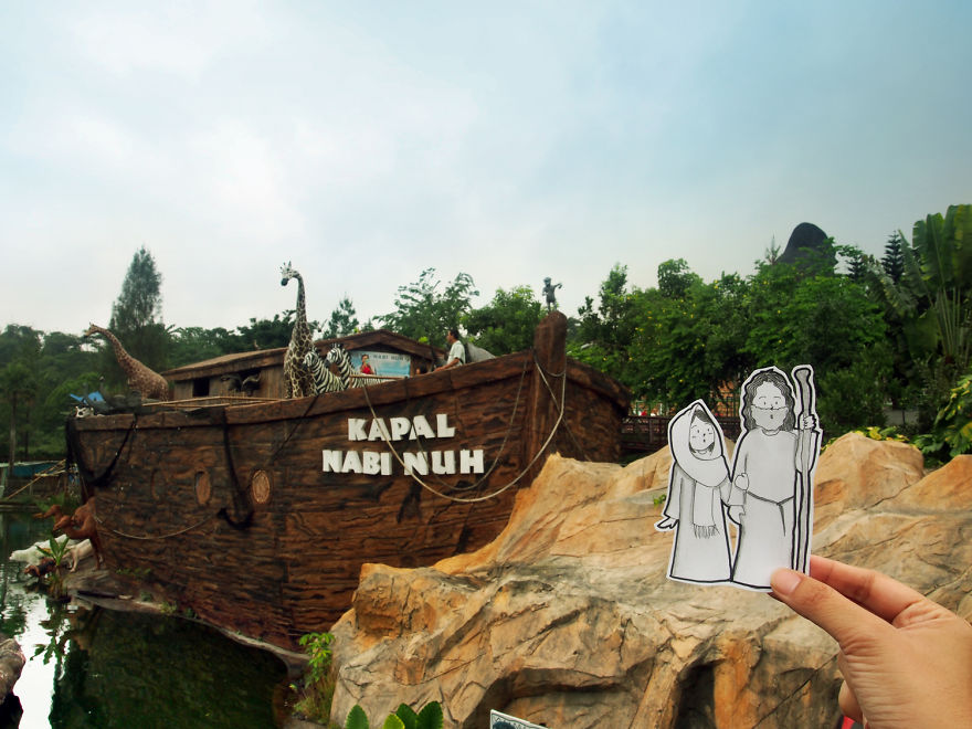This Couple Captures Their Travels With Cute Drawings Instead Of Selfies This Couple Captures Their Travels With Cute Drawings Instead Of Selfies