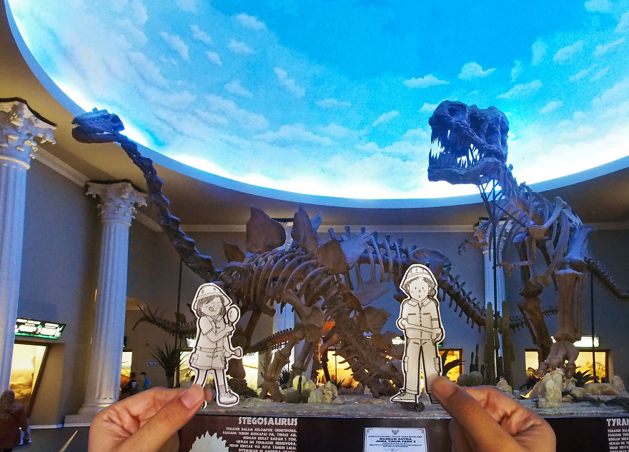 This Couple Captures Their Travels With Cute Drawings Instead Of Selfies This Couple Captures Their Travels With Cute Drawings Instead Of Selfies