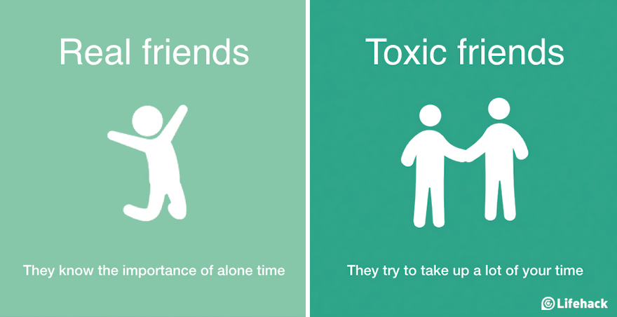 8 Ways To Tell The Difference Between Real Friends and Toxic Friends