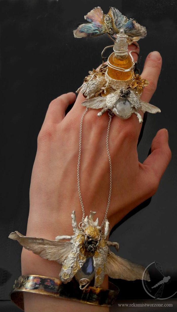 I Made A Wearable Fairytale Out Of Silver And Insects I Made A Wearable Fairytale Out Of Silver And Insects