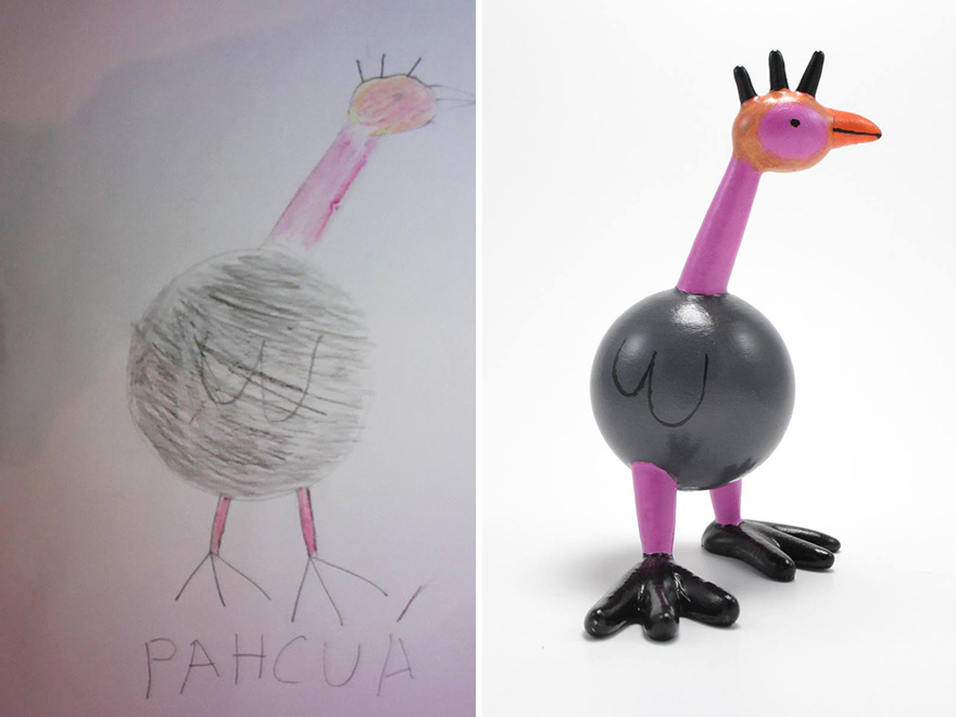 Children’s Drawings Turned Into Figurines (27 Pics) Children’s Drawings Turned Into Figurines (27 Pics)