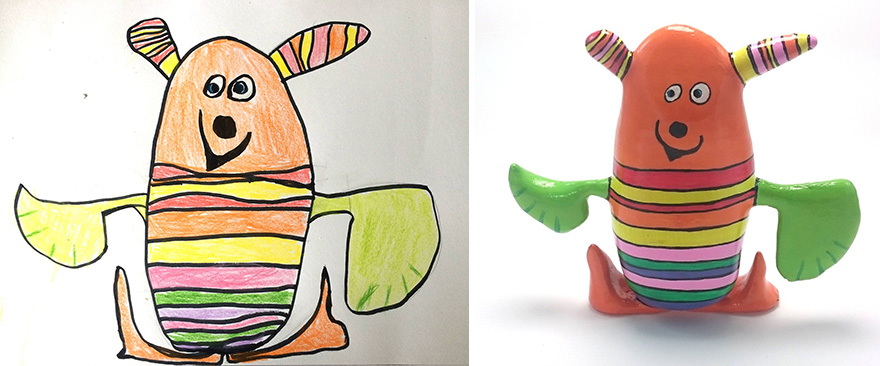 Children’s Drawings Turned Into Figurines (27 Pics) Children’s Drawings Turned Into Figurines (27 Pics)