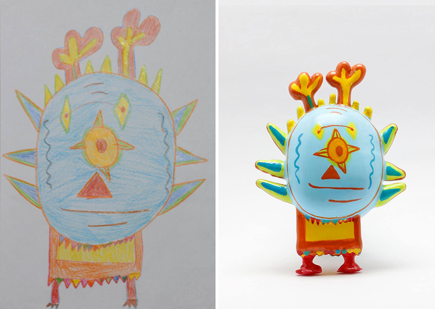 Children’s Drawings Turned Into Figurines (27 Pics) Children’s Drawings Turned Into Figurines (27 Pics)