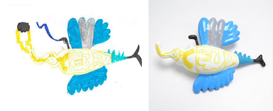 Children’s Drawings Turned Into Figurines (27 Pics) Children’s Drawings Turned Into Figurines (27 Pics)