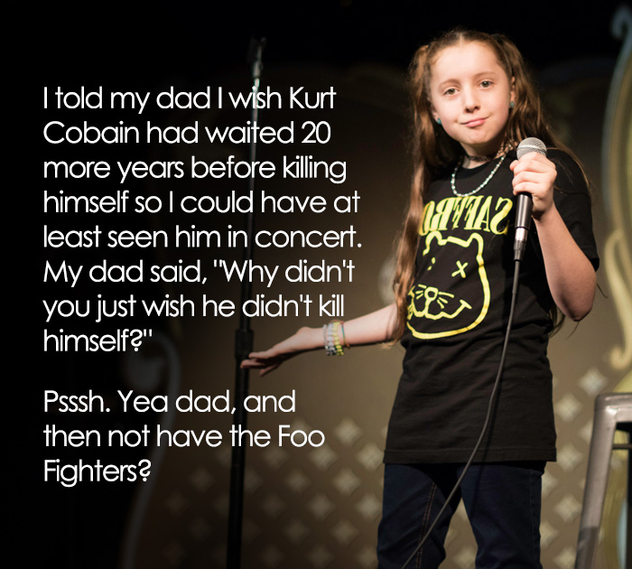 This 11-Year-Old Comedian Is Killing Audiences With Her Hilariously Inappropriate Jokes This 11-Year-Old Comedian Is Killing Audiences With Her Hilariously Inappropriate Jokes