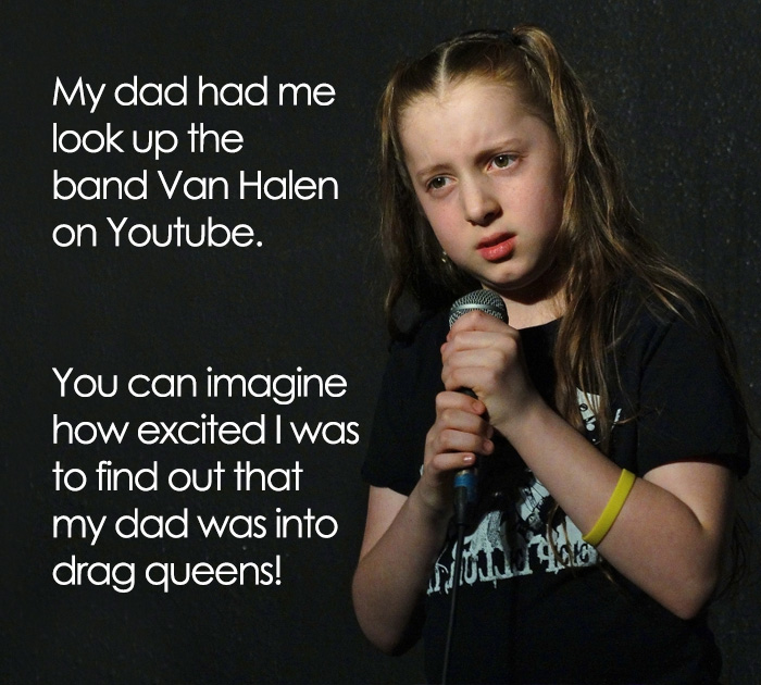 This 11-Year-Old Comedian Is Killing Audiences With Her Hilariously Inappropriate Jokes This 11-Year-Old Comedian Is Killing Audiences With Her Hilariously Inappropriate Jokes