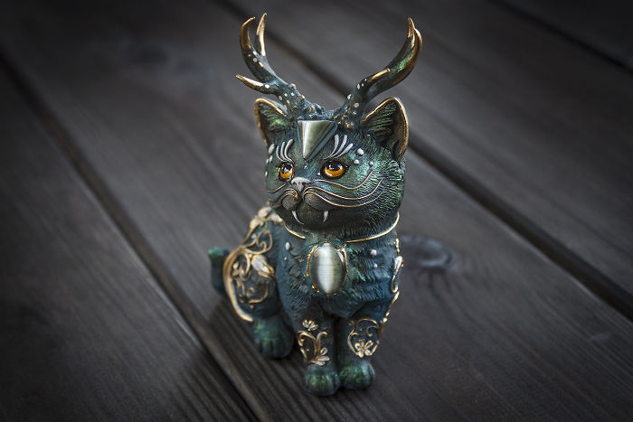 Mythical Animal Jewelry That I Make Using Various Minerals And Polymer Clay Mythical Animal Jewelry That I Make Using Various Minerals And Polymer Clay