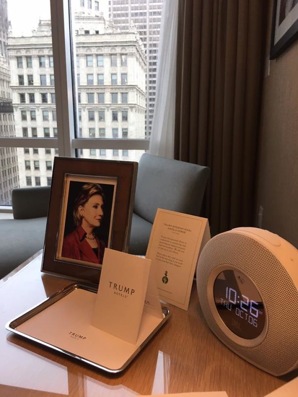 Guy Requests Framed Clinton Photo At Trump Hotel And Doesn&#8217;t Specify Which One, Staff Delivers