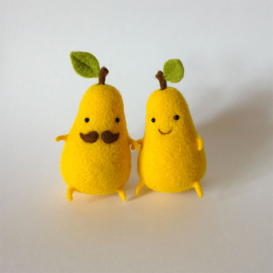 Egg Love and Other Felted Wool Sculptures By Ukrainian Artist Hanna Dovhan