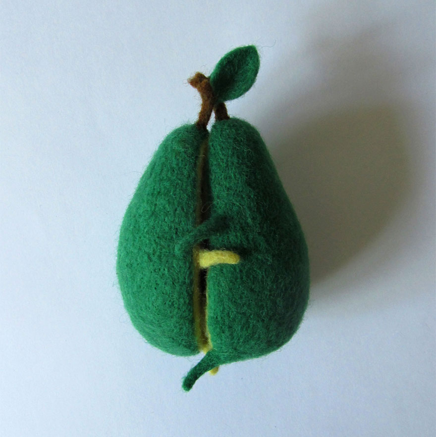 Egg Love and Other Felted Wool Sculptures By Ukrainian Artist Hanna Dovhan