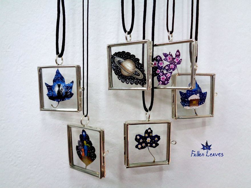 33 Fallen Leaves: Georgian Couple Uses Fallen Leaves To Create Out-Of-This-World Art 33 Fallen Leaves: Georgian Couple Uses Fallen Leaves To Create Out-Of-This-World Art