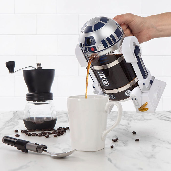 R2-D2 Coffee Press Will Give You The Force To Wake Up