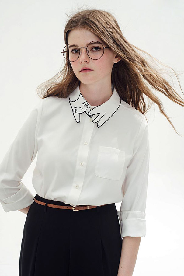 This Shirt&#8217;s Collar Is Purrfect For Crazy Cat Ladies