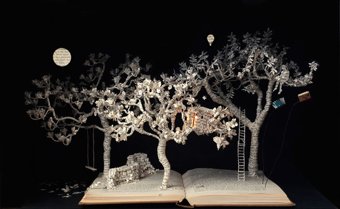 Old Books Turned Into Fairytale Sculptures By Su Blackwell Old Books Turned Into Fairytale Sculptures By Su Blackwell