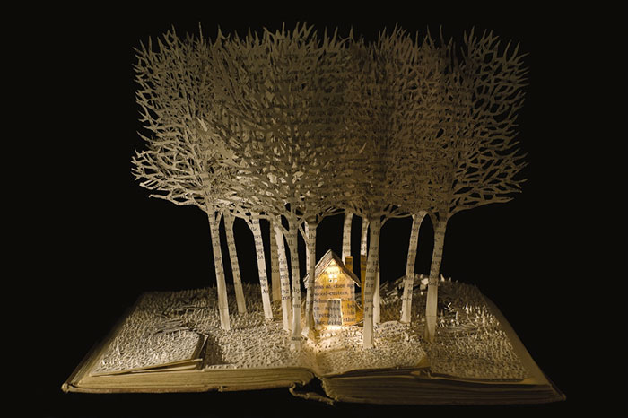 Old Books Turned Into Fairytale Sculptures By Su Blackwell Old Books Turned Into Fairytale Sculptures By Su Blackwell