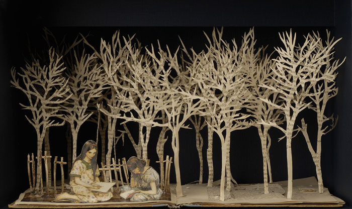 Old Books Turned Into Fairytale Sculptures By Su Blackwell Old Books Turned Into Fairytale Sculptures By Su Blackwell