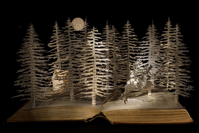 Old Books Turned Into Fairytale Sculptures By Su Blackwell Old Books Turned Into Fairytale Sculptures By Su Blackwell