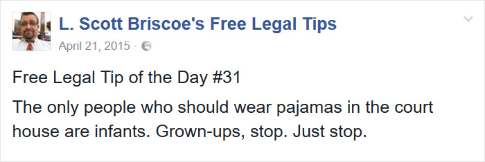 Lawyer Posts Hilarious Legal Tips Based On Things That Actually Happened During His 19 Year Practice