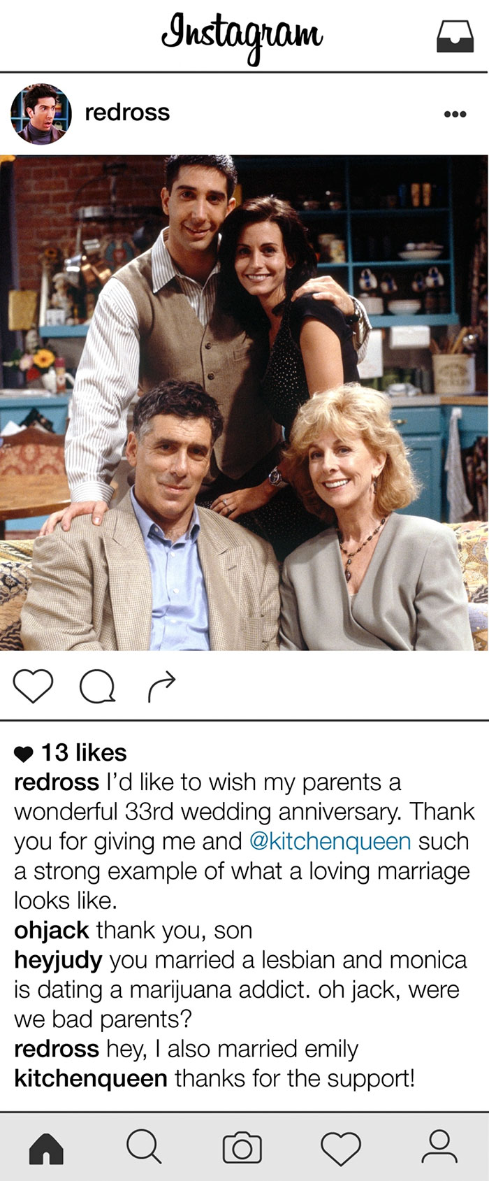 What If Ross Geller From Friends Had Instagram What If Ross Geller From Friends Had Instagram