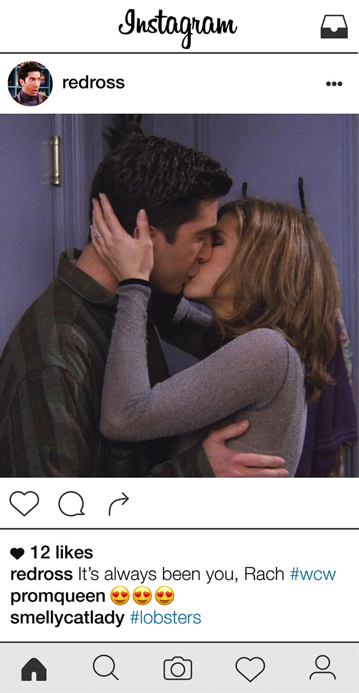 What If Ross Geller From Friends Had Instagram What If Ross Geller From Friends Had Instagram