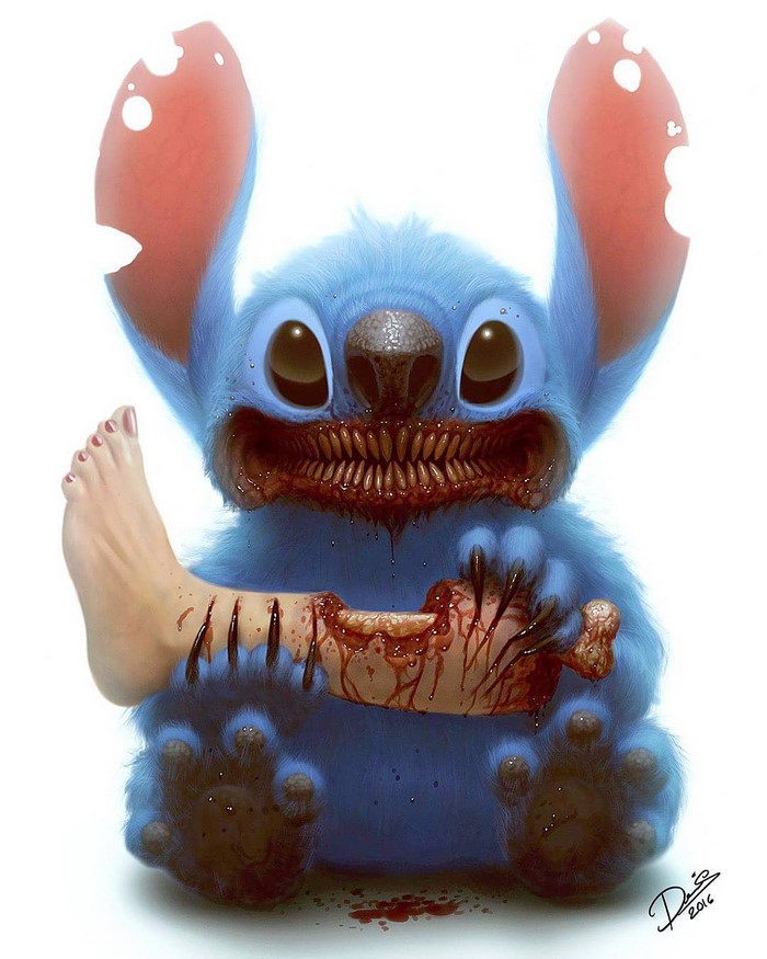 11 of Your Favorite Childhood Cartoon Characters Turned Into Monsters Will Give You Nightmares