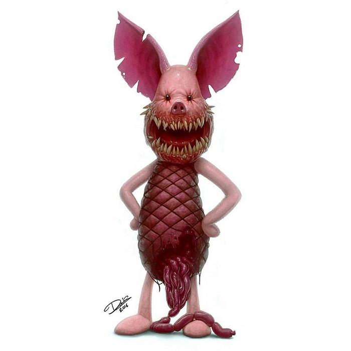 11 of Your Favorite Childhood Cartoon Characters Turned Into Monsters Will Give You Nightmares