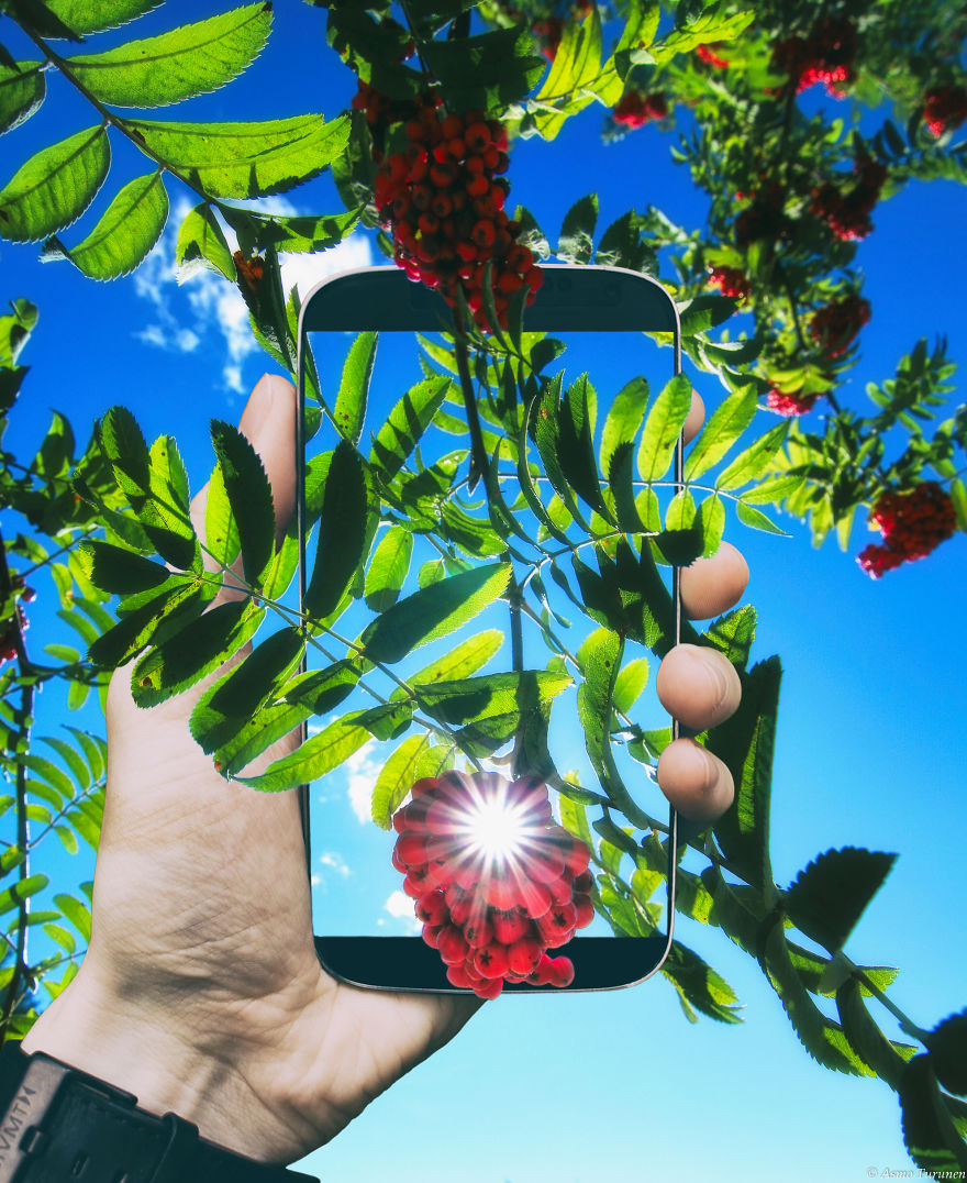 Through The Phone: I Incorporate My Phone Into Our Everyday Surroundings Through The Phone: I Incorporate My Phone Into Our Everyday Surroundings