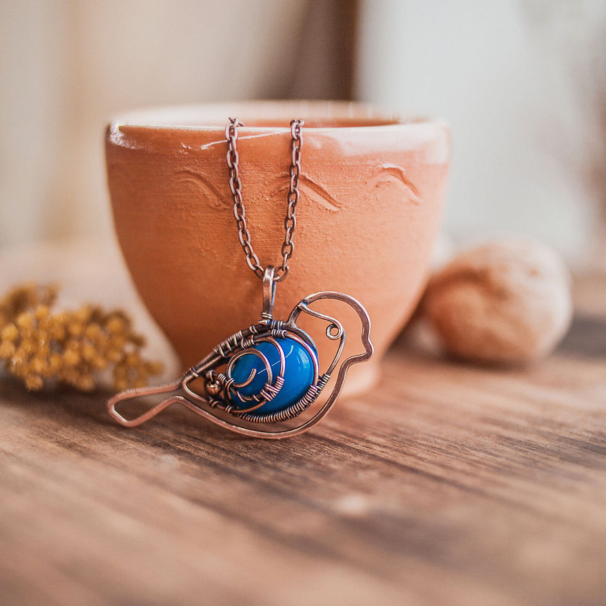 Large Ancient Forests Inspired Me To Create This Wire Wrapped Jewelry